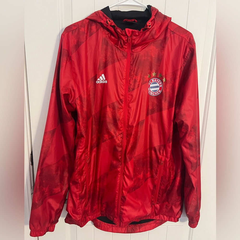 ADIDAS Official Bayern Munich Men's Windbreaker Jacket